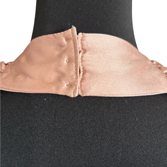 Show Me Your MuMu Jasmine Halter Maxi Dress Luxe Satin Formal Apricot Size XL - Picture 7 of 12